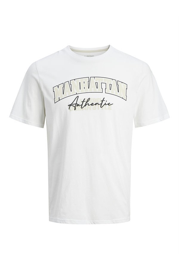 JREBNEWYORK TEE SS CREW NECK SN - ΛΕΥΚΟ
