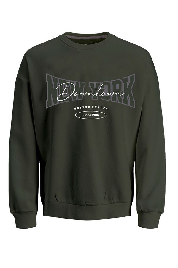 JREBNEWYORK SWEAT CREW NECK SN - ΠΡΑΣΙΝΟ