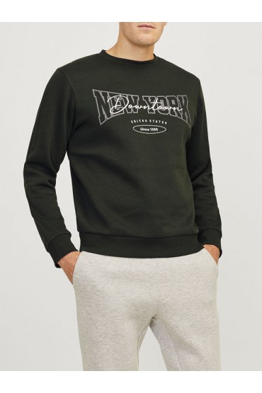 JREBNEWYORK SWEAT CREW NECK SN - ΠΡΑΣΙΝΟ