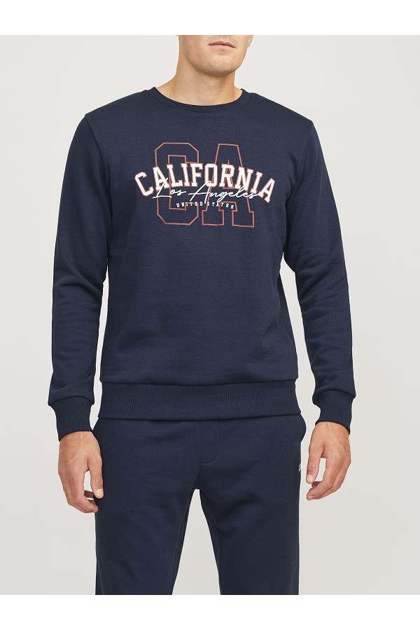 JREBNEWYORK SWEAT CREW NECK SN - ΜΠΛΕ