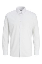 JREBGAVIN SOLID SHIRT LS NOOS - ΛΕΥΚΟ