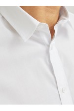 JREBGAVIN SOLID SHIRT LS NOOS - ΛΕΥΚΟ