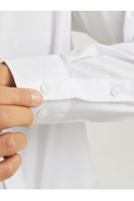 JREBGAVIN SOLID SHIRT LS NOOS - ΛΕΥΚΟ
