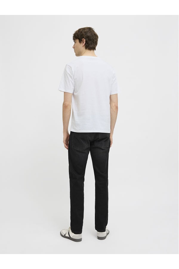 JREBJEANS REBEL PRINT TEE SS O-NECK SN - ΛΕΥΚΟ
