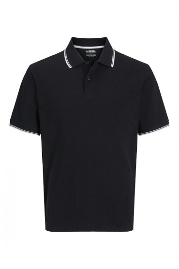 JREBZELL POLO SS SN - ΜΑΥΡΟ