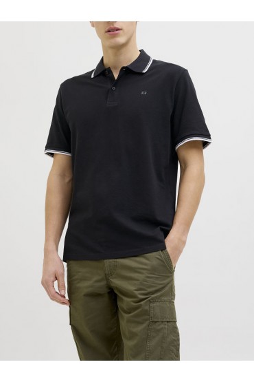 JREBZELL POLO SS SN - ΜΑΥΡΟ