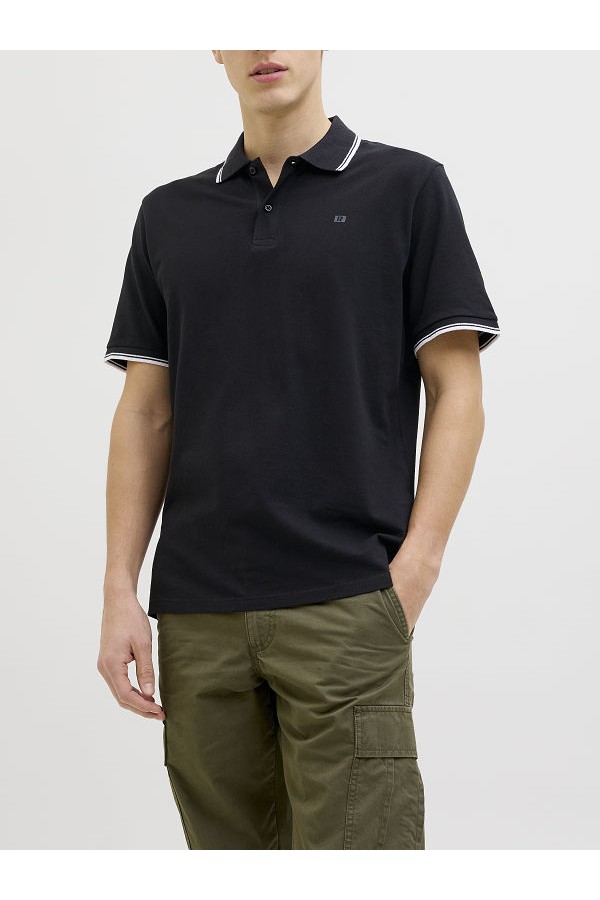 JREBZELL POLO SS SN - ΜΑΥΡΟ