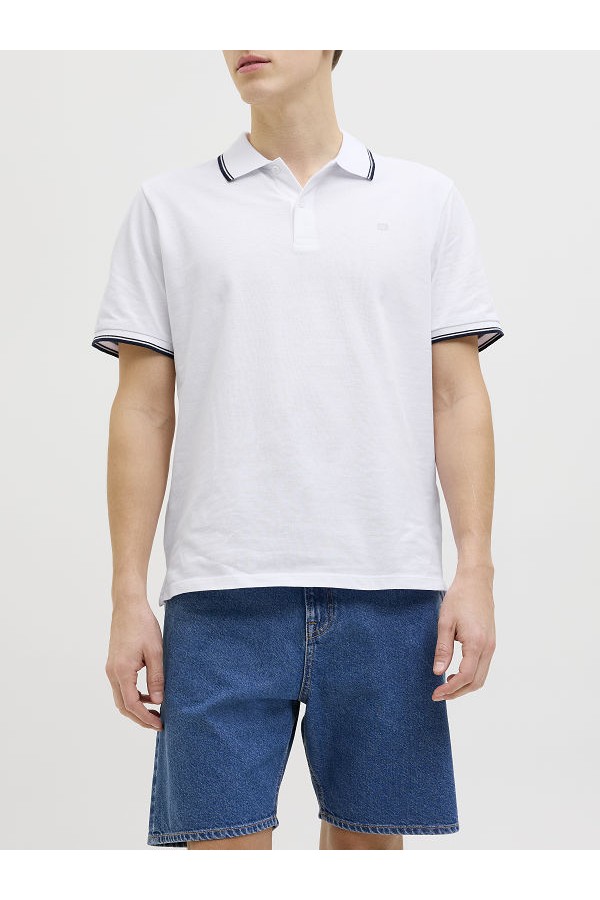 JREBZELL POLO SS SN - ΛΕΥΚΟ