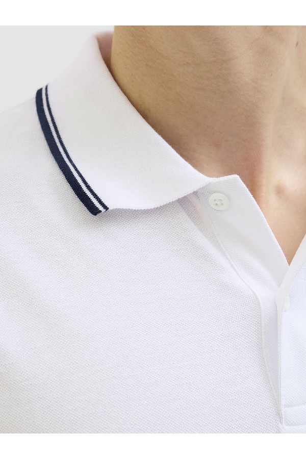 JREBZELL POLO SS SN - ΛΕΥΚΟ