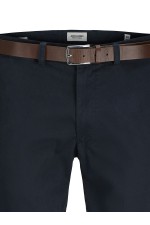 JPSTMARCO FRANCO CHINO W BELT - ΜΠΛΕ