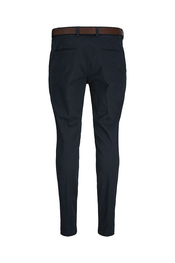 JPSTMARCO FRANCO CHINO W BELT - ΜΠΛΕ