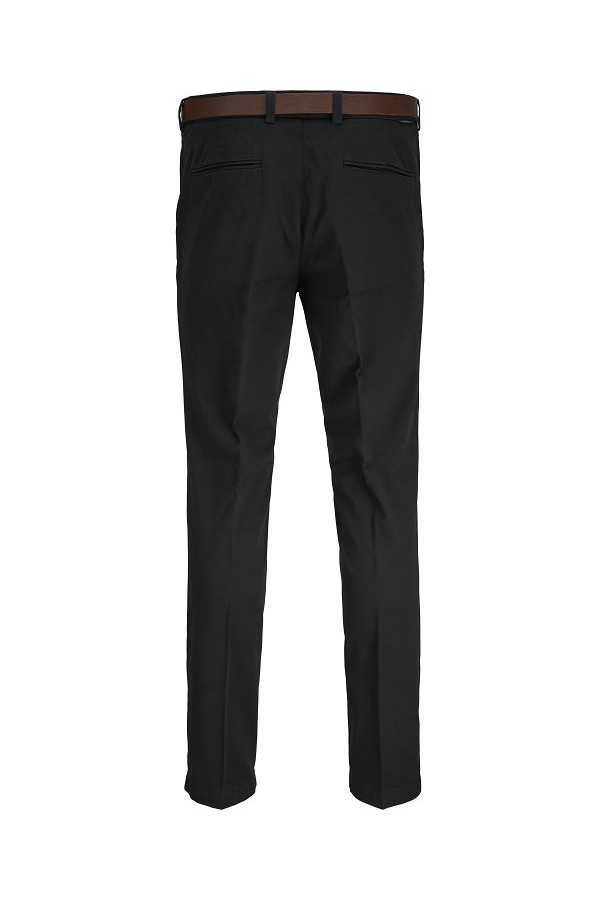 JPSTMARCO FRANCO CHINO W BELT - ΜΑΥΡΟ