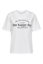 ONLJOLLY LIFE S/S BOXY PRINT TOP JRS - ΛΕΥΚΟ