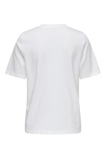 ONLJOLLY LIFE S/S BOXY PRINT TOP JRS - ΛΕΥΚΟ