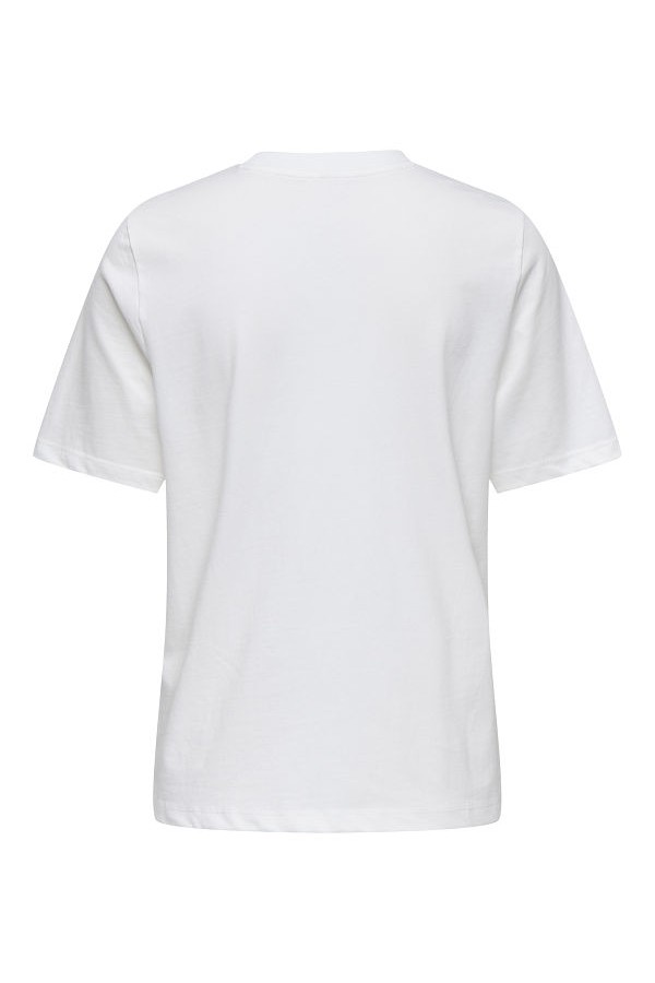 ONLJOLLY LIFE S/S BOXY PRINT TOP JRS - ΛΕΥΚΟ