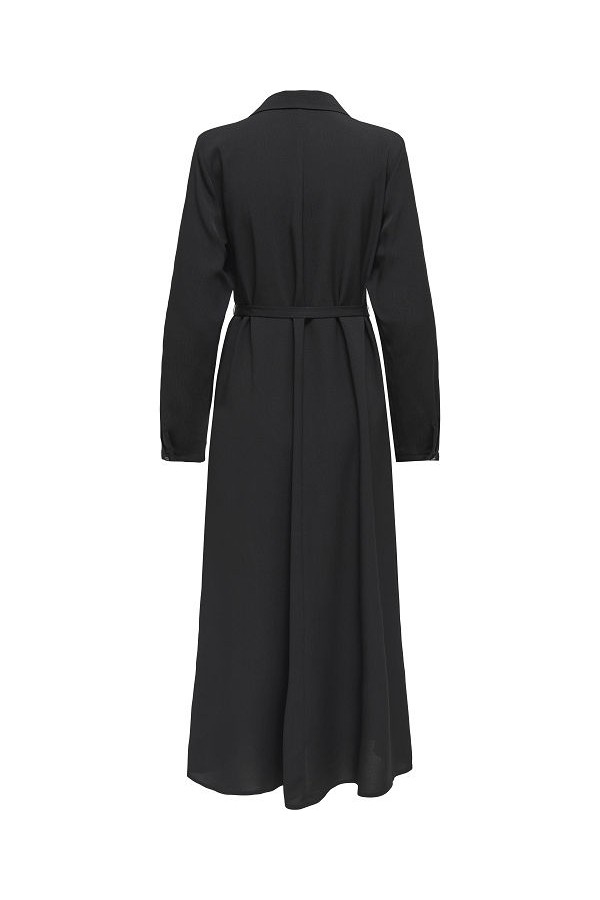 ONLNOVA LIFE ELITE L/S RENNA LONG DRESS - ΜΑΥΡΟ
