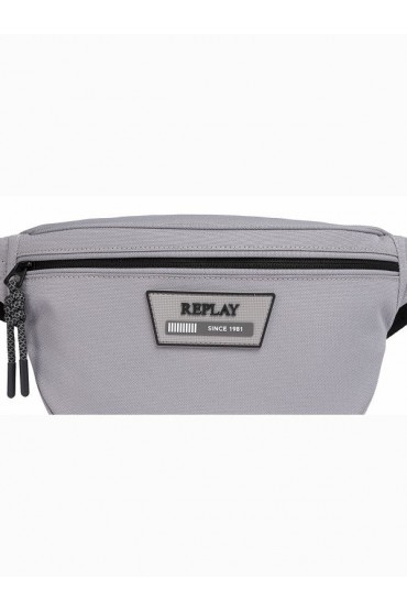 REPLAY BAG MENS - ΓΚΡΙ