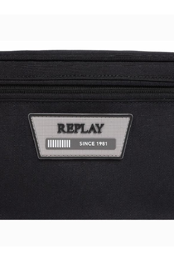 REPLAY BAG MENS - ΜΑΥΡΟ