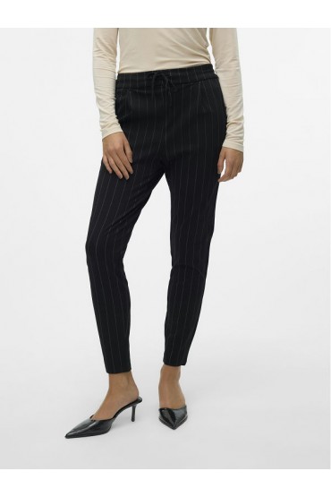 VMEVA MW LOOSE STRING PANT NOOS - ΜΑΥΡΟ