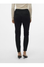 VMEVA MW LOOSE STRING PANT NOOS - ΜΑΥΡΟ