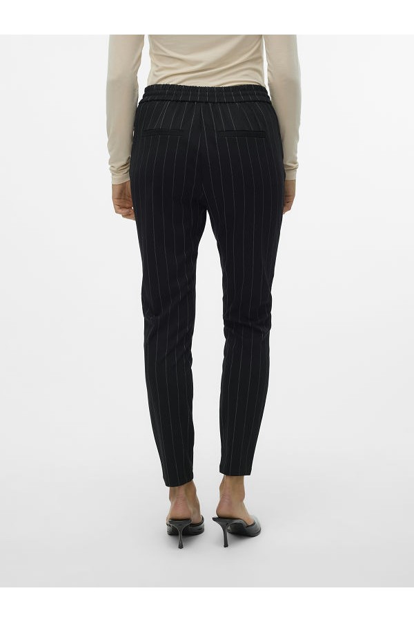 VMEVA MW LOOSE STRING PANT NOOS - ΜΑΥΡΟ