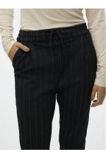 VMEVA MW LOOSE STRING PANT NOOS - ΜΑΥΡΟ