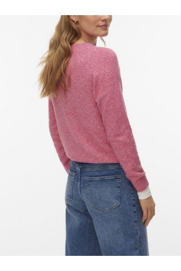 VMDOFFY LS O-NECK BLOUSE GA NOOS - ΠΟΡΤΟΚΑΛΙ