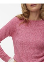 VMDOFFY LS O-NECK BLOUSE GA NOOS - ΠΟΡΤΟΚΑΛΙ