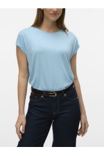 VMAVA PLAIN SS TOP JRS NOOS - ΜΠΛΕ