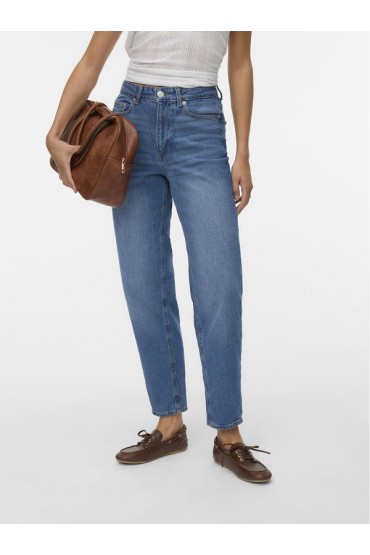 VMTESSA HR MOM JEANS RA380 GA NOOS - ΜΠΛΕ
