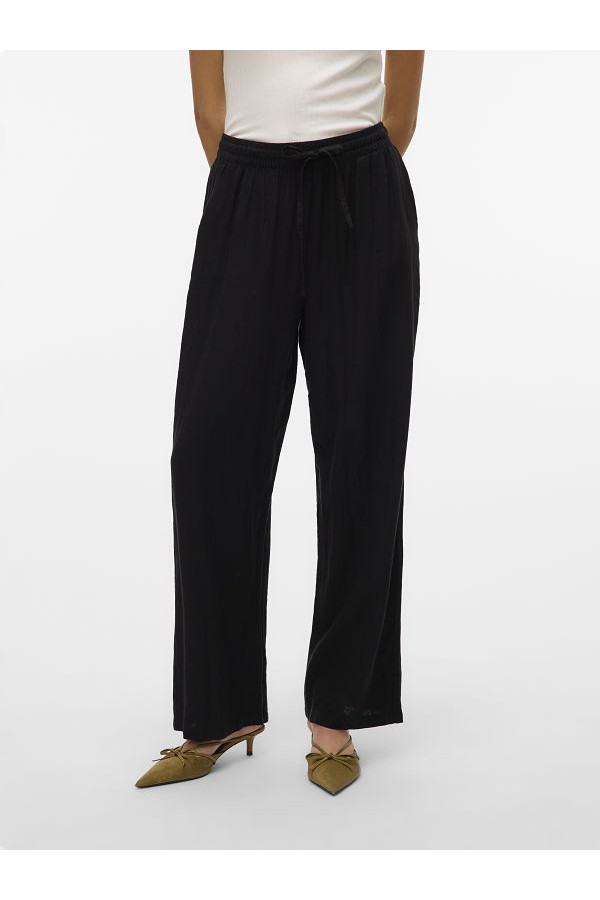 VMLINN HW PANTS WVN NOOS - ΜΑΥΡΟ