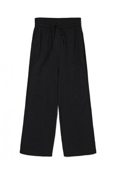 VMCAIA MW WIDE PANT WVN NOOS - ΜΑΥΡΟ
