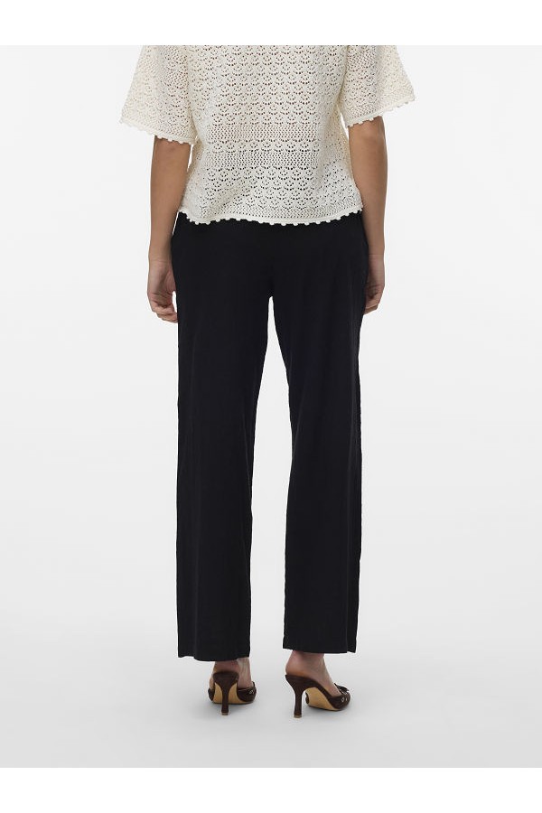 VMCAIA MW WIDE PANT WVN NOOS - ΜΑΥΡΟ