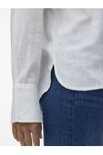 VMCAIA LS SHIRT WVN NOOS - ΛΕΥΚΟ
