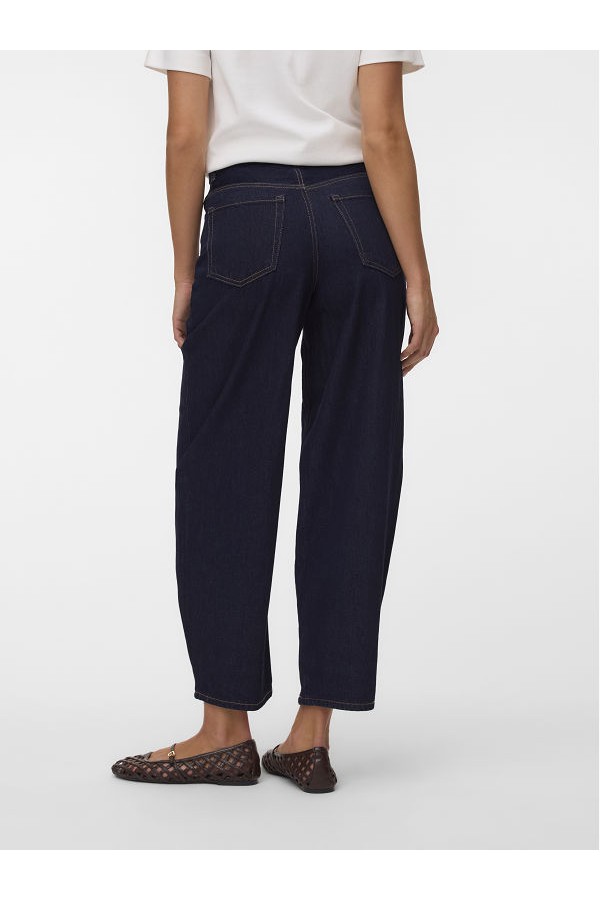 VMBILLIE HR BARREL ANK JEANS LI3191 NOOS - ΜΠΛΕ