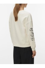 VMLADA L/S O-NECK SWEATSHIRT JRS BTQ - ΜΠΕΖ