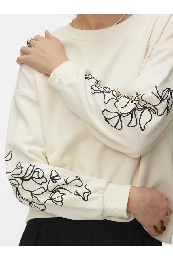VMLADA L/S O-NECK SWEATSHIRT JRS BTQ - ΜΠΕΖ