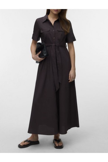 VMLOTUS 2-4 ANCL SHIRT DRESS WVN - ΚΑΦΕ