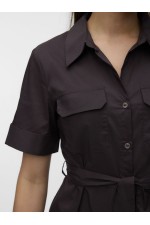 VMLOTUS 2-4 ANCL SHIRT DRESS WVN - ΚΑΦΕ
