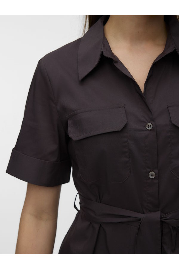 VMLOTUS 2-4 ANCL SHIRT DRESS WVN - ΚΑΦΕ