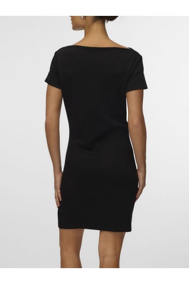 VMMILLE SS SHORT DRESS JRS NOOS - ΜΑΥΡΟ