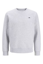 JREBREBEL LOGO SWEAT CREW NECK - ΓΚΡΙ