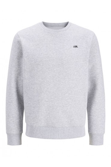 JREBREBEL LOGO SWEAT CREW NECK - ΓΚΡΙ