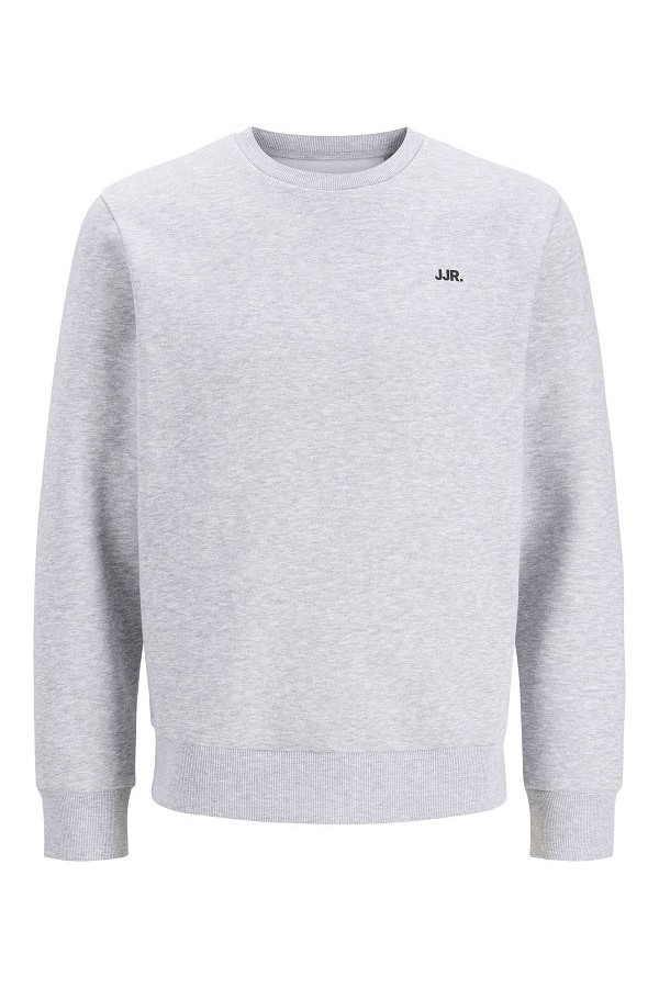 JREBREBEL LOGO SWEAT CREW NECK - ΓΚΡΙ