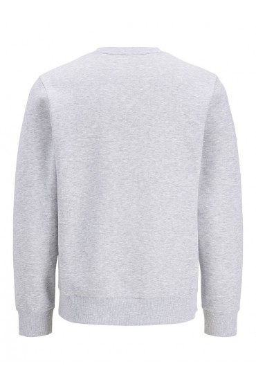 JREBREBEL LOGO SWEAT CREW NECK - ΓΚΡΙ