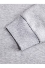 JREBREBEL LOGO SWEAT CREW NECK - ΓΚΡΙ