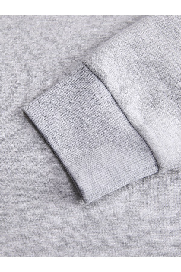 JREBREBEL LOGO SWEAT CREW NECK - ΓΚΡΙ