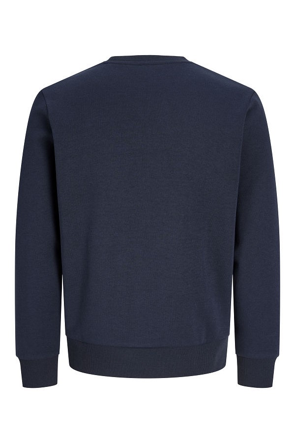 JREBREBEL LOGO SWEAT CREW NECK - ΜΠΛΕ