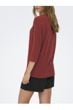 ONLGLAMOUR 3/4 TOP JRS NOOS - ΠΟΡΤΟΚΑΛΙ