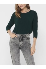 ONLGLAMOUR 3/4 TOP JRS NOOS - ΠΡΑΣΙΝΟ